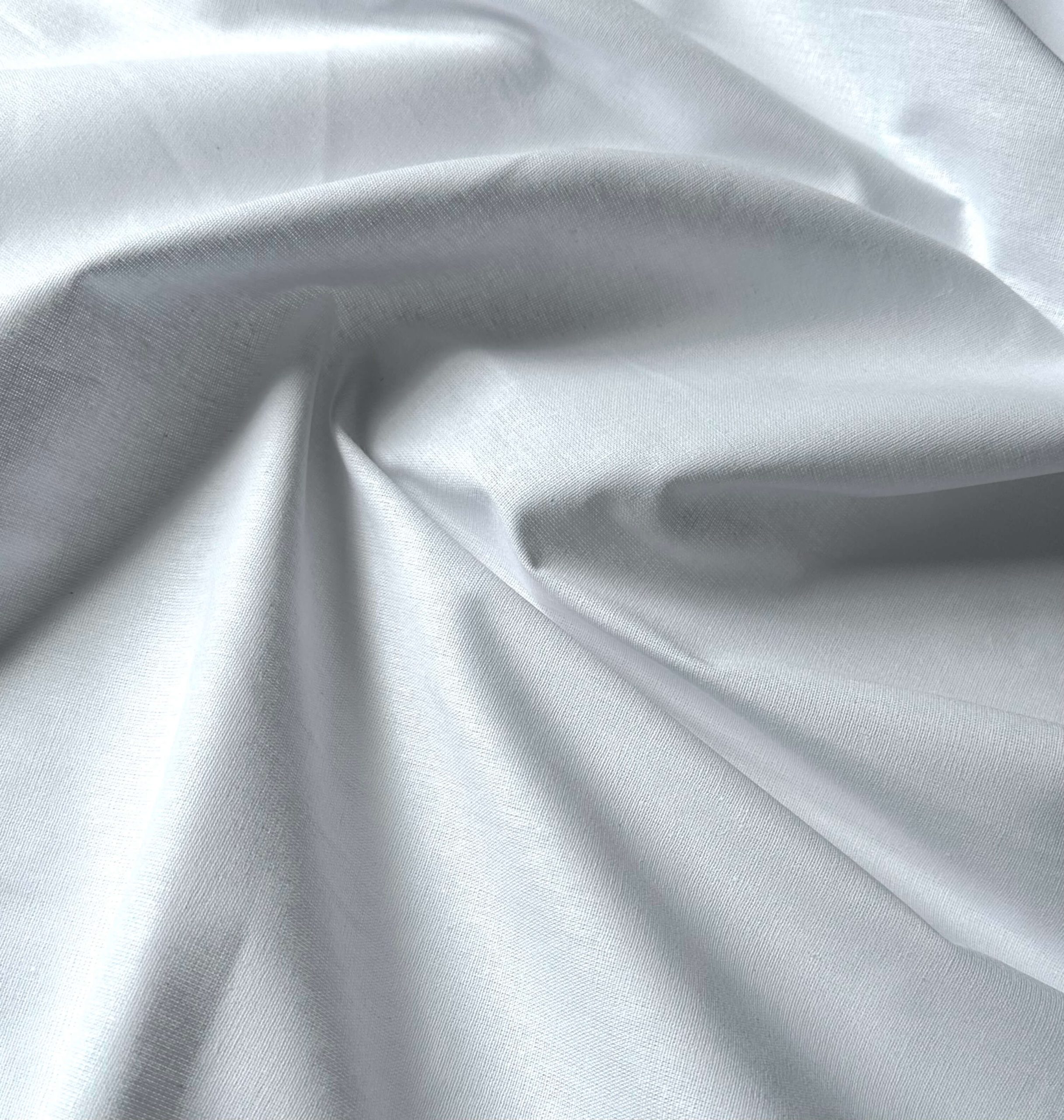 Komplet pościeli hotelowej bawełna biała POSZWA 160x200cm + 2x POSZEWKA ROZMIAR DO WYBORU 100% bawełna gładka płótno - obrazek 3