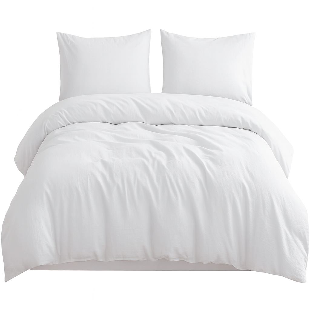 Komplet pościeli hotelowej bawełna biała POSZWA 160x200cm + 2x POSZEWKA ROZMIAR DO WYBORU 100% bawełna gładka płótno