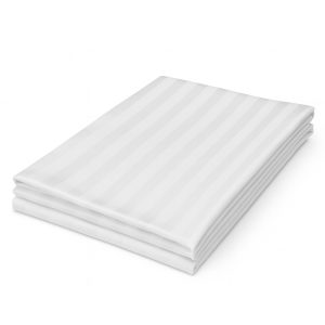 Prześcieradło hotelowe adamaszek 140x240cm 100% bawełna paski